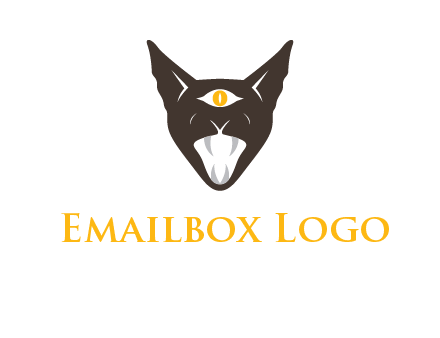 evil eye cat logo