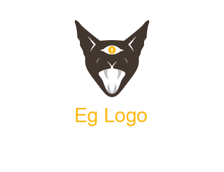 evil eye cat logo