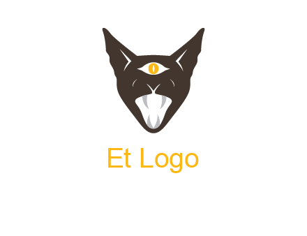 evil eye cat logo