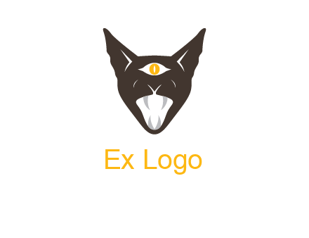 evil eye cat logo