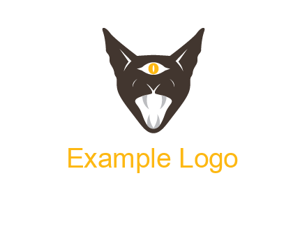 evil eye cat logo