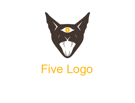 evil eye cat logo