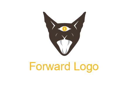 evil eye cat logo