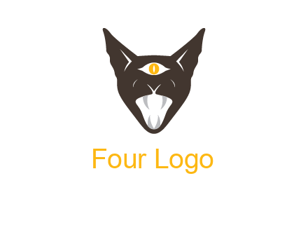evil eye cat logo