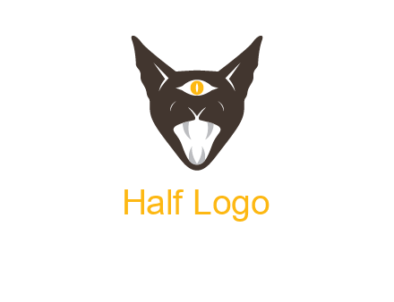 evil eye cat logo