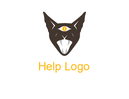 evil eye cat logo
