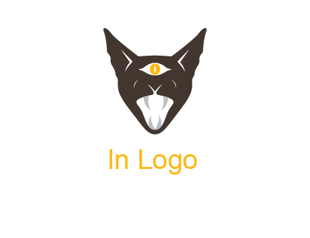 evil eye cat logo