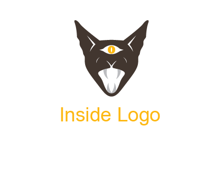 evil eye cat logo