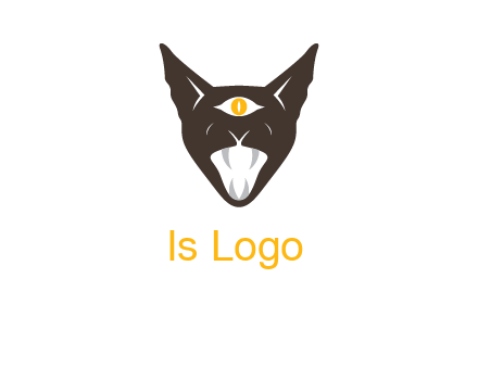 evil eye cat logo