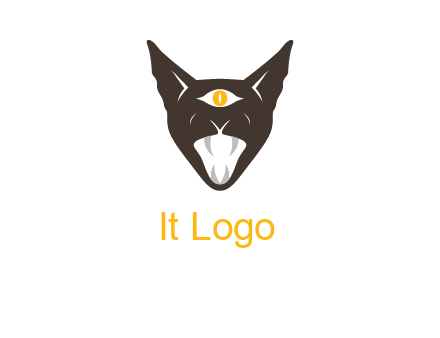 evil eye cat logo