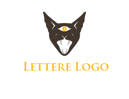 evil eye cat logo
