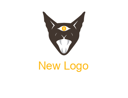 evil eye cat logo