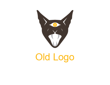 evil eye cat logo