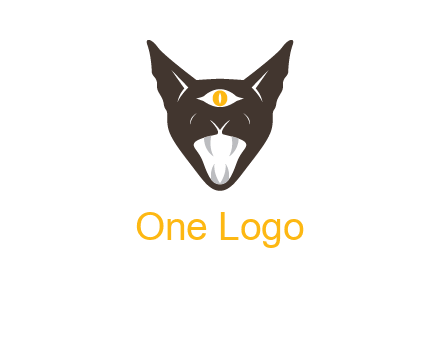 evil eye cat logo