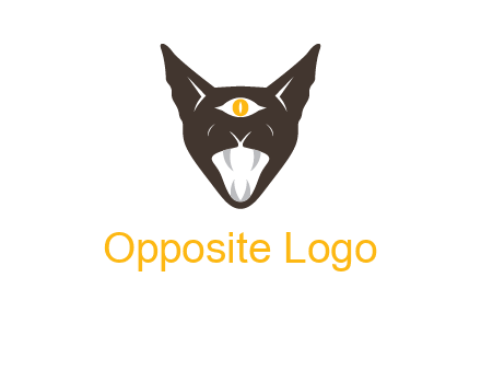 evil eye cat logo