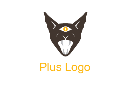 evil eye cat logo