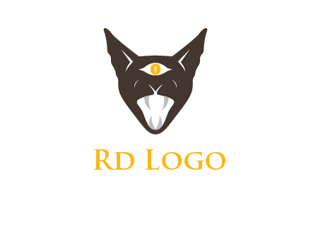 evil eye cat logo