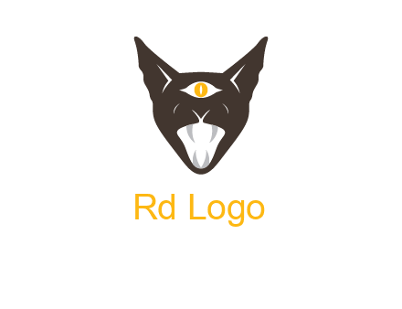 evil eye cat logo