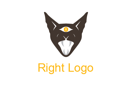 evil eye cat logo