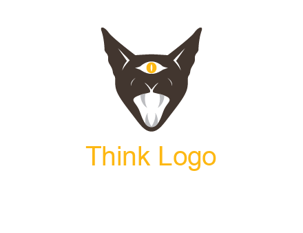 evil eye cat logo