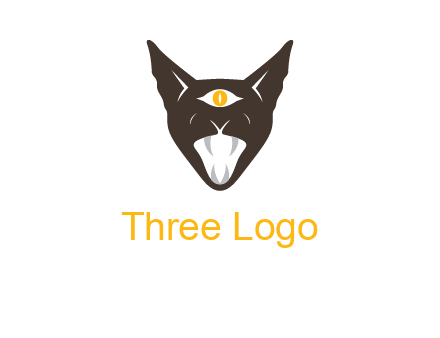 evil eye cat logo