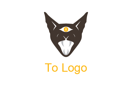 evil eye cat logo