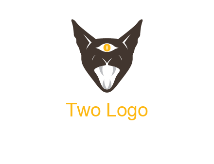 evil eye cat logo