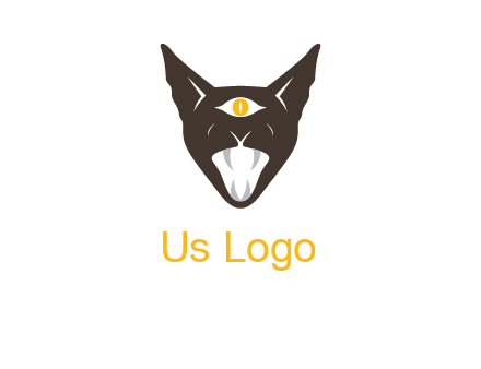 evil eye cat logo
