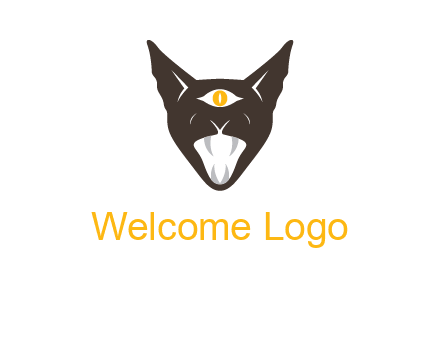 evil eye cat logo