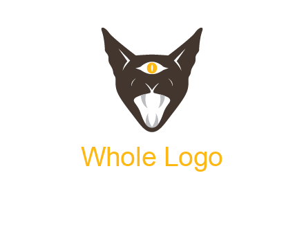 evil eye cat logo