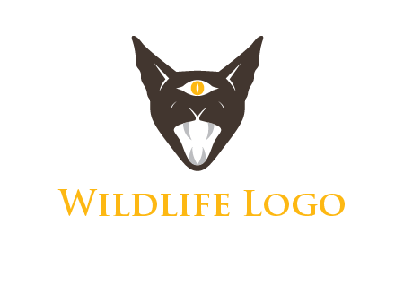 evil eye cat logo