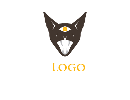 evil eye cat logo