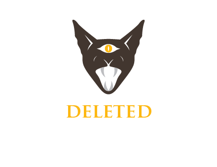 evil eye cat logo