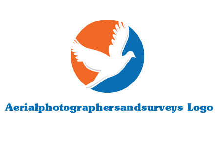 pigeon in circular logo