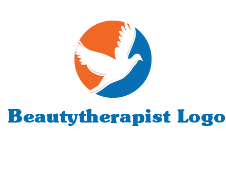 pigeon in circular logo
