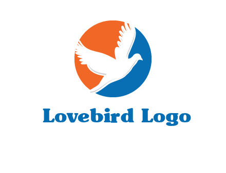 pigeon in circular logo