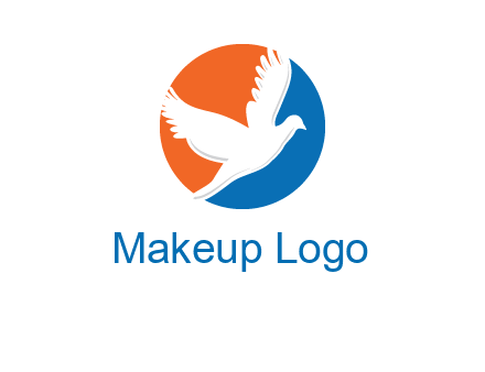 pigeon in circular logo