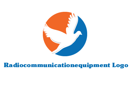 pigeon in circular logo