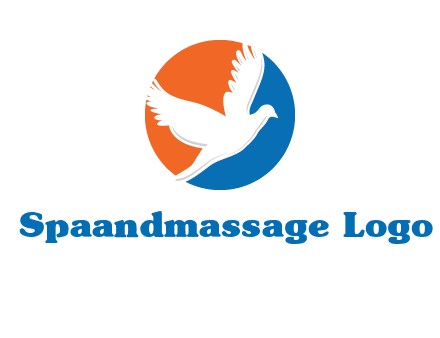 pigeon in circular logo