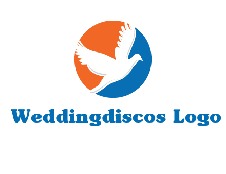 pigeon in circular logo