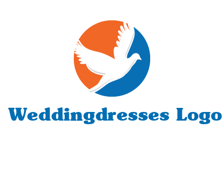 pigeon in circular logo