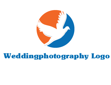 pigeon in circular logo