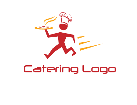 food delivery catering logo