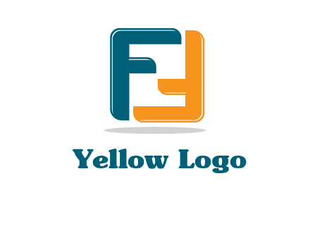 Upside Down in letter F logo