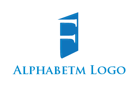 negative spacing letter F on door entertainment logo