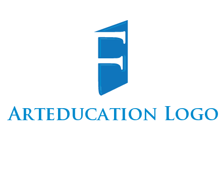 negative spacing letter F on door entertainment logo