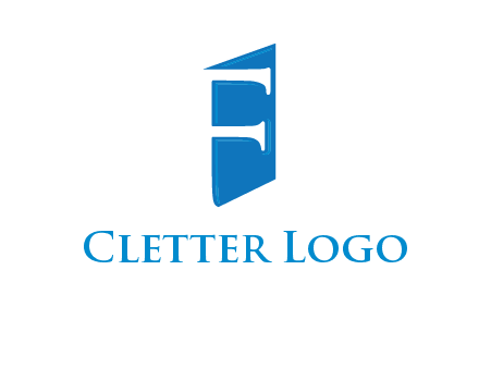 negative spacing letter F on door entertainment logo