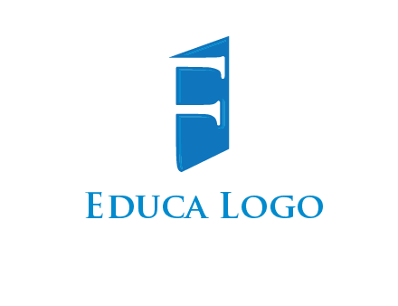 negative spacing letter F on door entertainment logo
