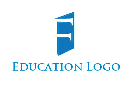 negative spacing letter F on door entertainment logo