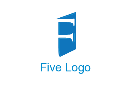 negative spacing letter F on door entertainment logo